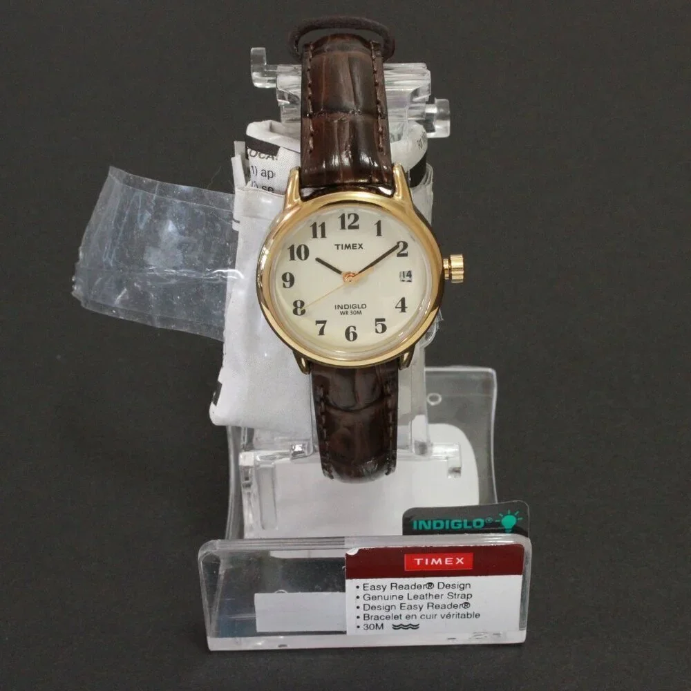 Easy Reader Retro Design Ladies Quartz Watch With Indiglo By Timex 25mm - Picture 11 of 12